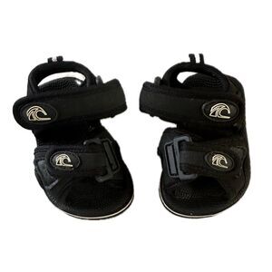 Quiksilver Baby Boy Double Adjustable Hook Loop Strap Monkey Caged Sandals 5